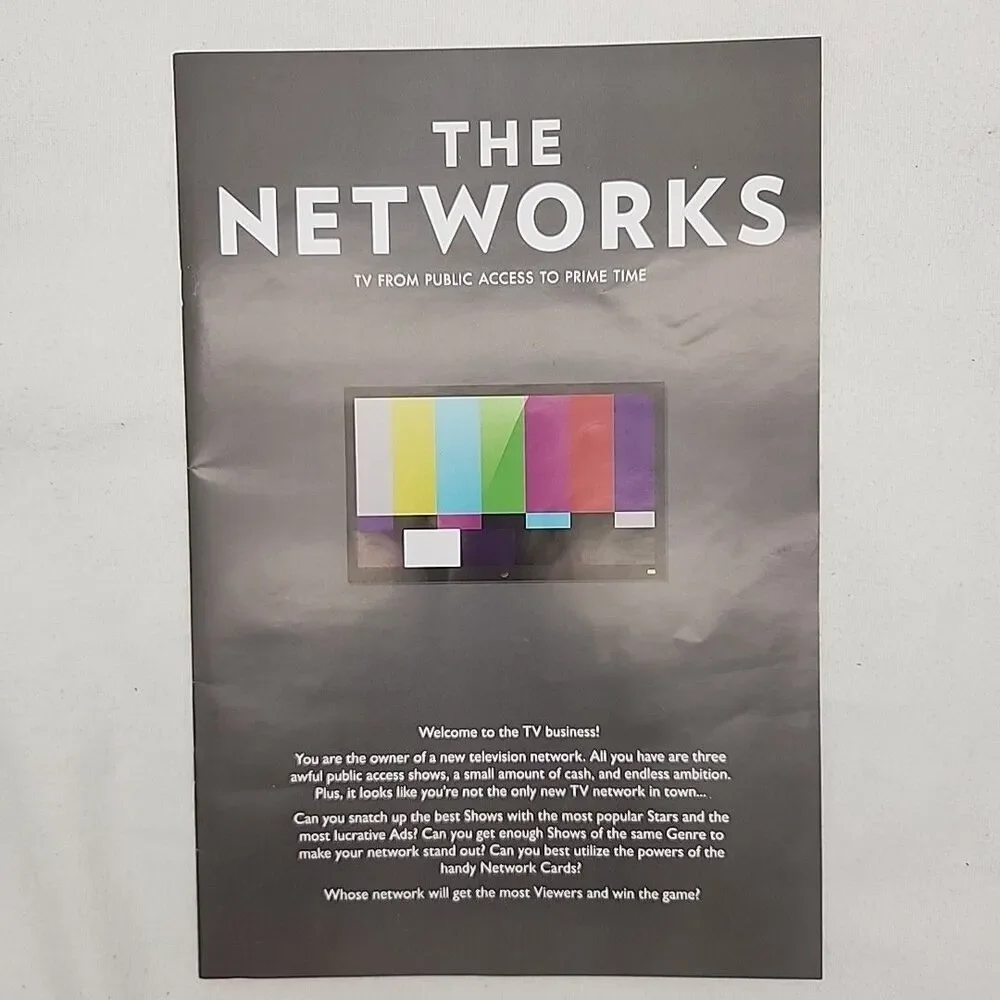 Game The Networks Board Formal Ferret Games 2018 Welcome To The TV Business Full